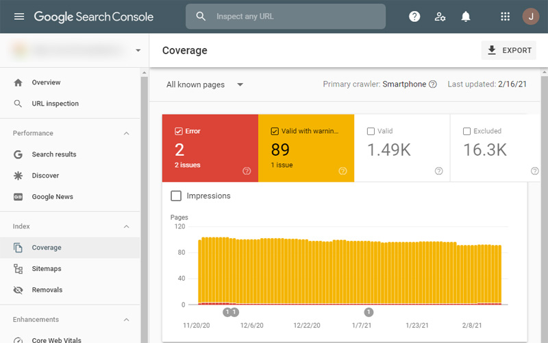 google search console seo