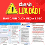 Cảnh báo đối tượng lừa đảo mạo danh, giả mạo CLICK MEDIA & SEO thông qua tuyển dụng giả